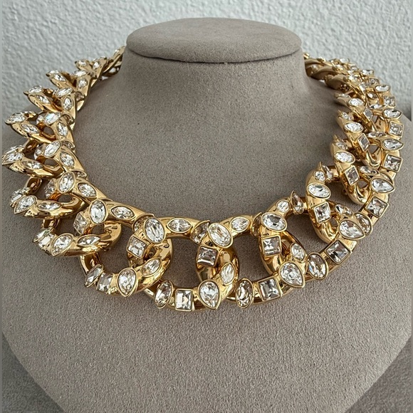Swarovski crystal link chain necklace - Picture 1 of 10